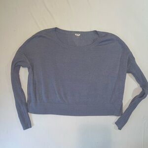 Garage - Light Blue Cropped Sweater